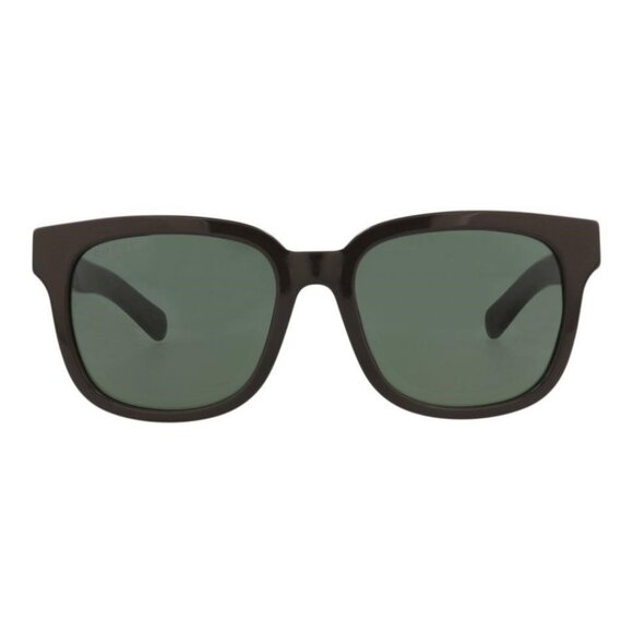Gucci Womens Square/Rectangle Brown Brown Green Fashion Designer Eyewear - Picture 1 of 4